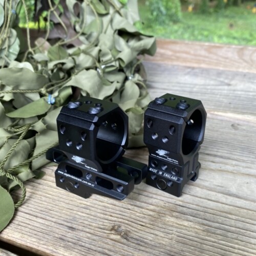 Two Piece Backwards Infinity Elevation 30mm Scope Mounts Picatinny INB 30