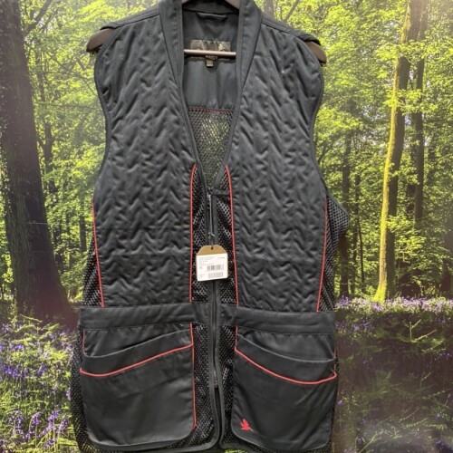 Mens Seeland Skeet Waistcoat-Black XL